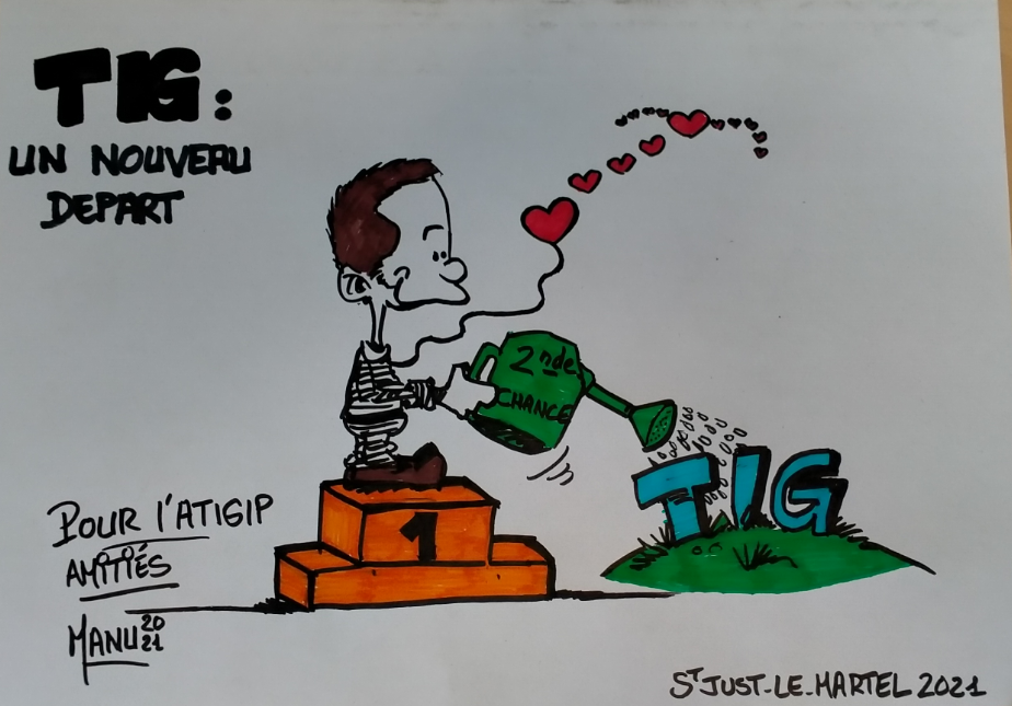 Le 4 octobre 2021 se tenait partout en France la Nuit du Droit. Magaly Cubaynes, référente territoriale du Travail d'Intérêt Général (RT TIG) Limousin, y a participé de manière originale.