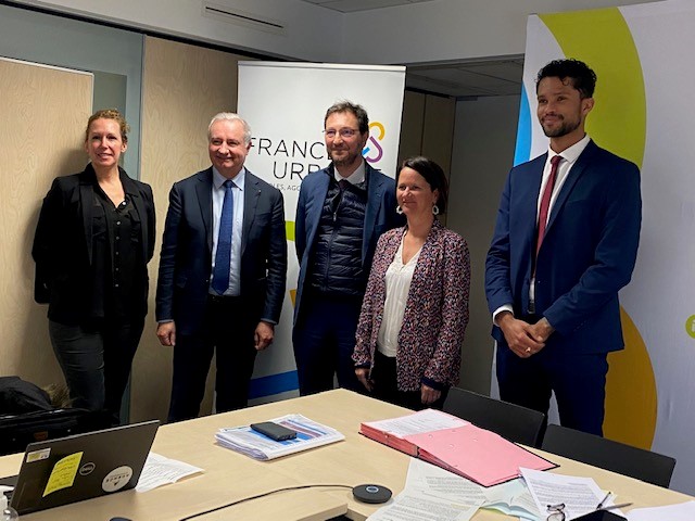 Signature d'une convention de partenariat entre l'Atigip et France urbaine le 28 février 2023