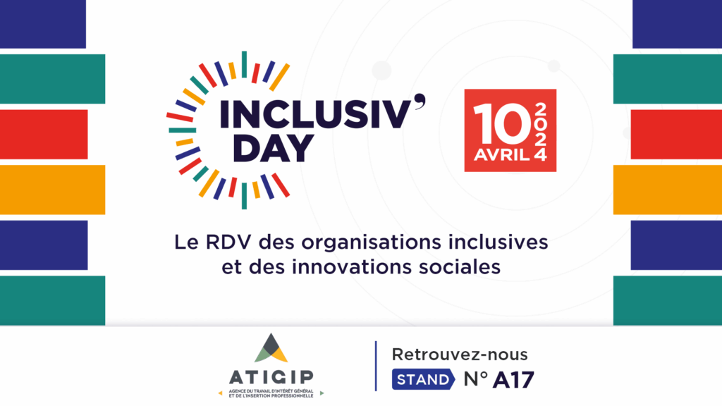 Inclusiv'Day est un événement annuel. Il rassemble les organisations engagées en faveur d'une société plus inclusive et met en lumière les innovations sociales.