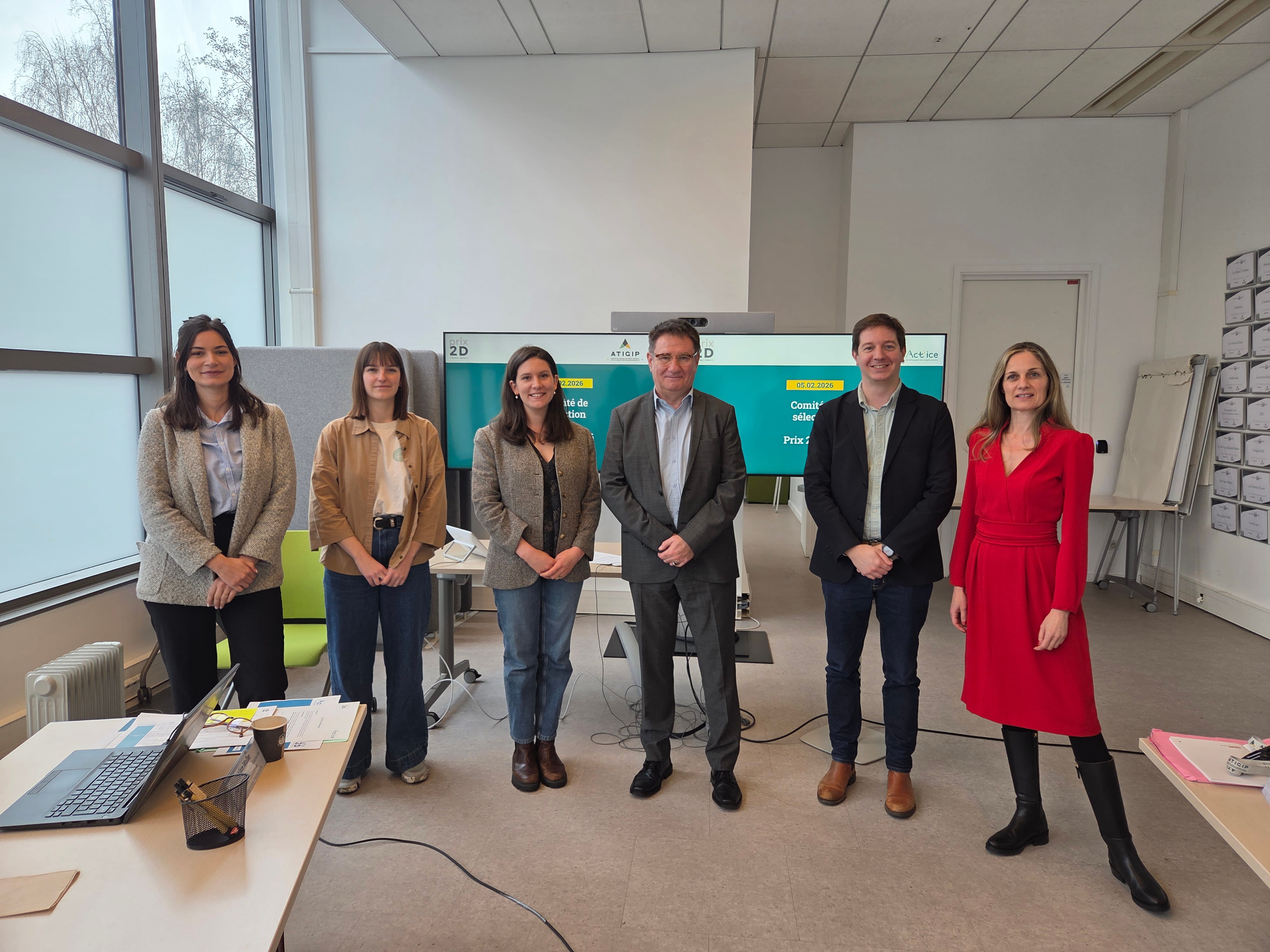Le comité de sélection du prix 2D s’est réuni le 5 février dernier au Lab 2D de l’Atigip pour la 5è édition.